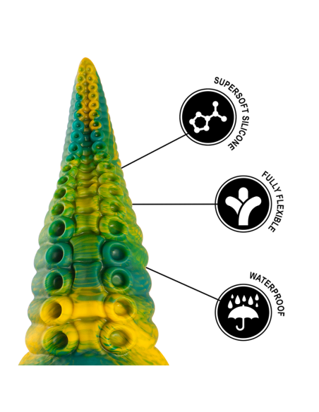 EPIC CETUS GREEN TENTACLE DILDO LARGE SIZE