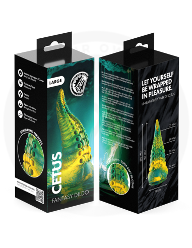 EPIC CETUS GREEN TENTACLE DILDO LARGE SIZE