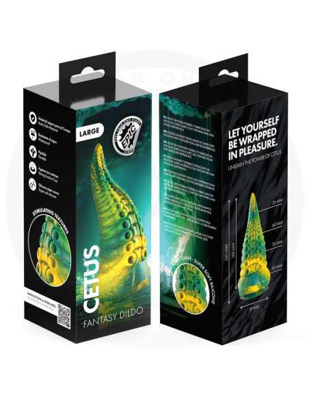 EPIC CETUS GREEN TENTACLE DILDO LARGE SIZE