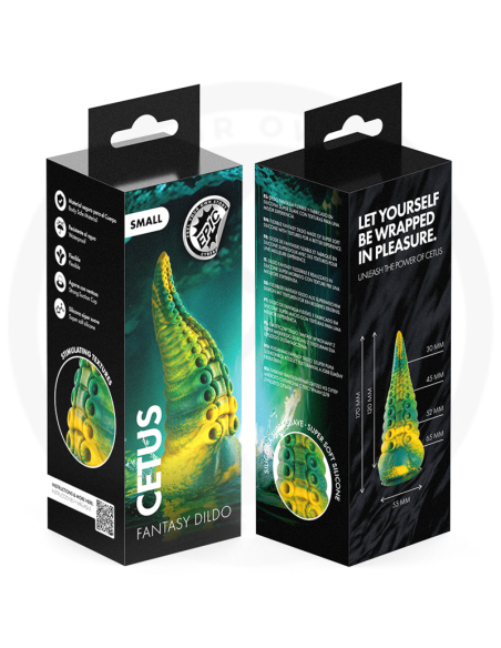 EPIC CETUS DILDO GREEN TENTACLE SMALL SIZE