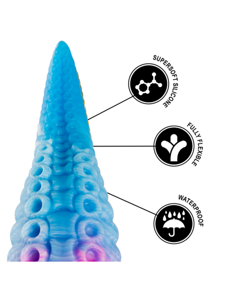 EPIC PHORCYS BLUE TENTACLE DILDO SMALL SIZE