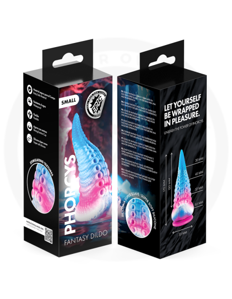 EPIC PHORCYS BLUE TENTACLE DILDO SMALL SIZE