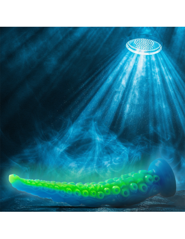 EPIC SCYLLA FLUORESCENT THIN TENTACLE DILDO LARGE SIZE