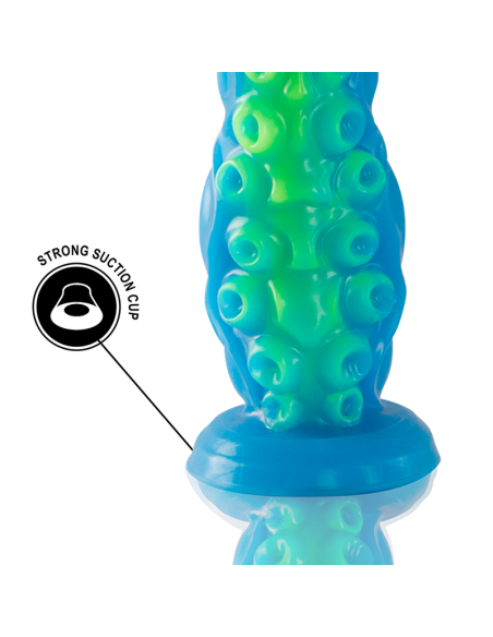 EPIC SCYLLA FLUORESCENT THIN TENTACLE DILDO LARGE SIZE