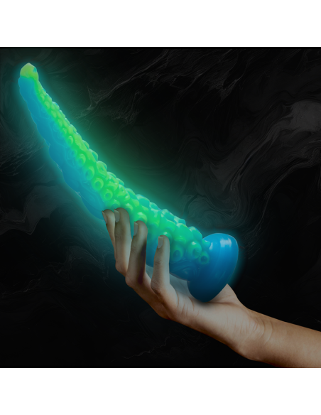 EPIC SCYLLA FLUORESCENT THIN TENTACLE DILDO LARGE SIZE