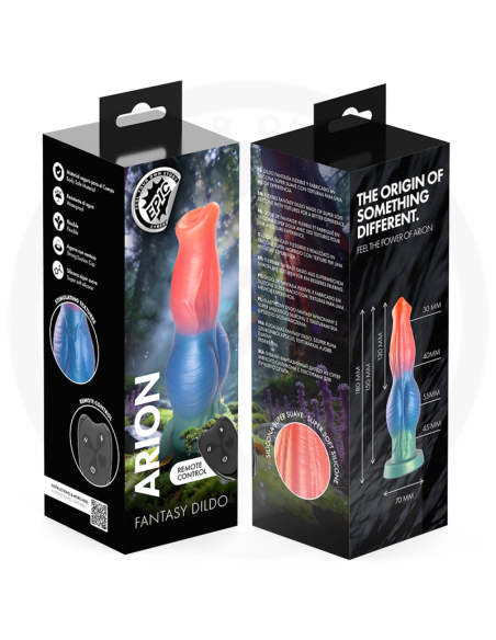EPIC ARION DILDO SYMPHONY OF PLEASURE RECHARGEABLE REMOTE CONTROL