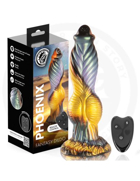 EPIC PHOENIX DILDO THE RESURGENCE OF PLEASURE RECHARGEABLE REMOTE CONTROL