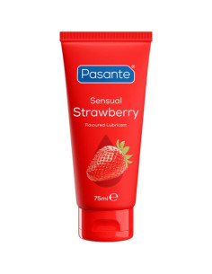 PASANTE SENSUAL STRAWBERRY WATER BASED STRAWBERRY FLAVOURED PERSONAL LUBRICANT 75 ML