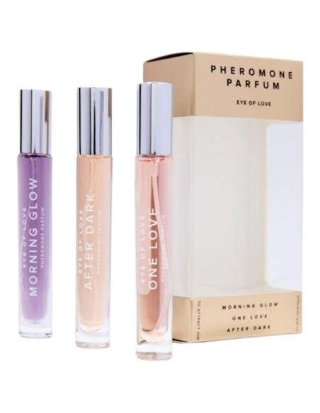 EYE OF LOVE EOL PHR PARFUM 10 ML SET 3 MORNING GLOW ONE LOVE AFTER DARK