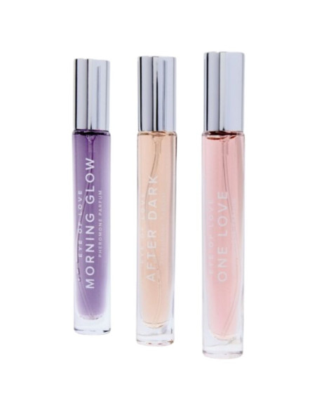 EYE OF LOVE EOL PHR PARFUM 10 ML SET 3 MORNING GLOW ONE LOVE AFTER DARK