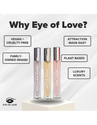 EYE OF LOVE EOL PHR PARFUM 10 ML SET 3 MORNING GLOW ONE LOVE AFTER DARK