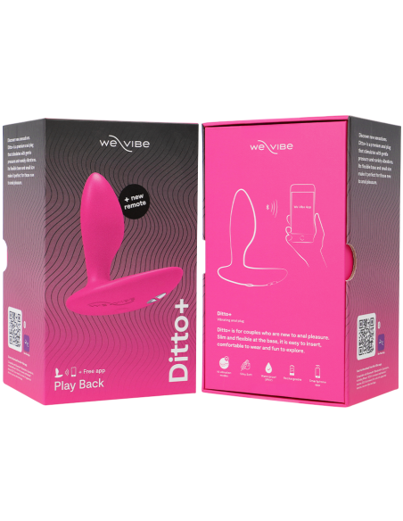 WE VIBE DITTO ANAL PLUG VIBRATOR PINK