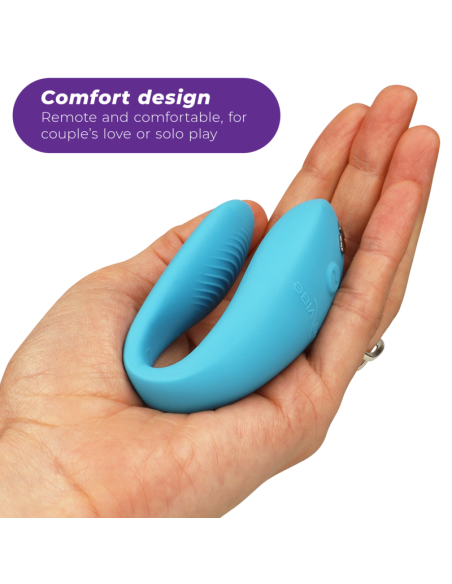 WE VIBE SYNC GO DUAL STIMULATOR TURQUOISE