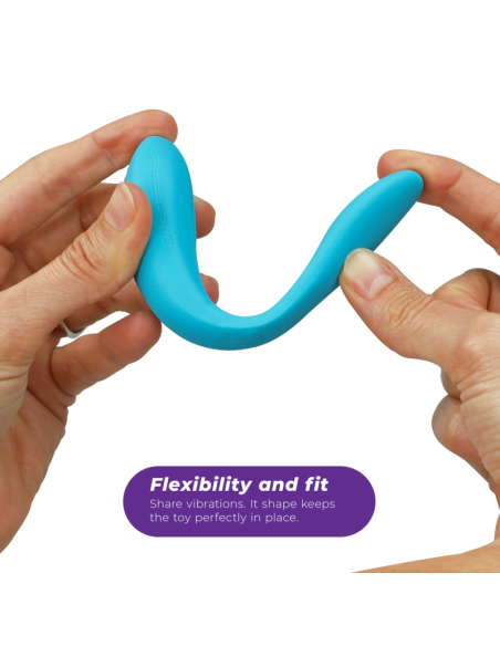 WE VIBE SYNC GO DUAL STIMULATOR TURQUOISE