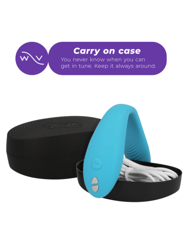 WE VIBE SYNC GO DUAL STIMULATOR TURQUOISE