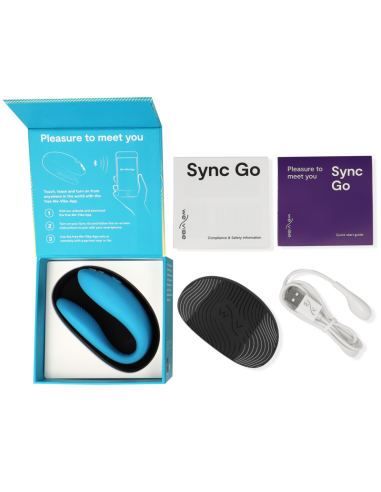 WE VIBE SYNC GO DUAL STIMULATOR TURQUOISE