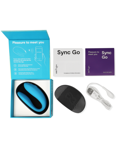 WE VIBE SYNC GO DUAL STIMULATOR TURQUOISE