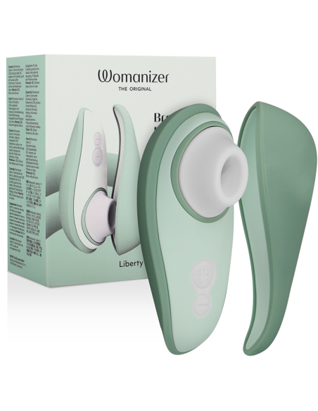 WOMANIZER LIBERTY 2 CLITORIS STIMULATOR SUCTION LIGHT GREEN