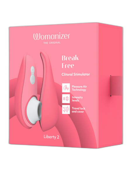 WOMANIZER LIBERTY 2 CLITORIS STIMULATOR SUCTION PINK