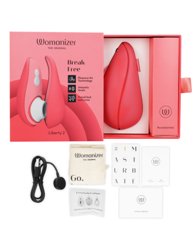 WOMANIZER LIBERTY 2 CLITORIS STIMULATOR SUCTION PINK
