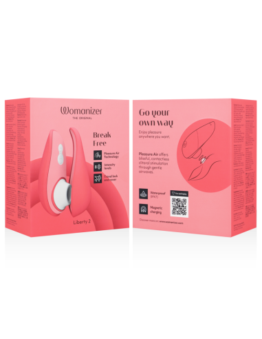 WOMANIZER LIBERTY 2 CLITORIS STIMULATOR SUCTION PINK