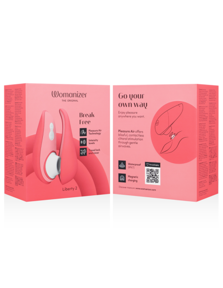 WOMANIZER LIBERTY 2 CLITORIS STIMULATOR SUCTION PINK