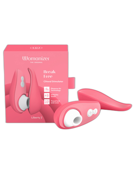 WOMANIZER LIBERTY 2 CLITORIS STIMULATOR SUCTION PINK