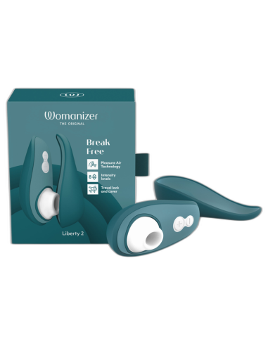 WOMANIZER LIBERTY 2 CLITORIS STIMULATOR SUCTION BLUE