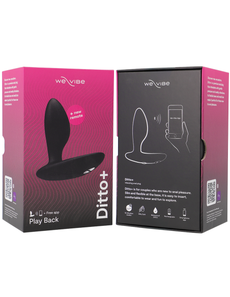 WE VIBE VECTOR BLACK PROSTATE MASSAGER
