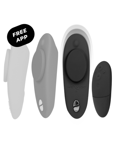 WE VIBE MOXIE BLACK CLITORAL VIBRATOR