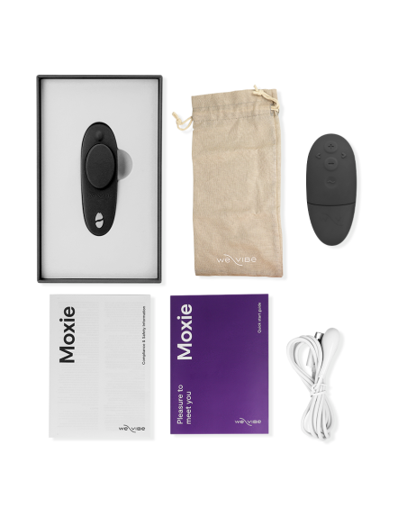 WE VIBE MOXIE BLACK CLITORAL VIBRATOR