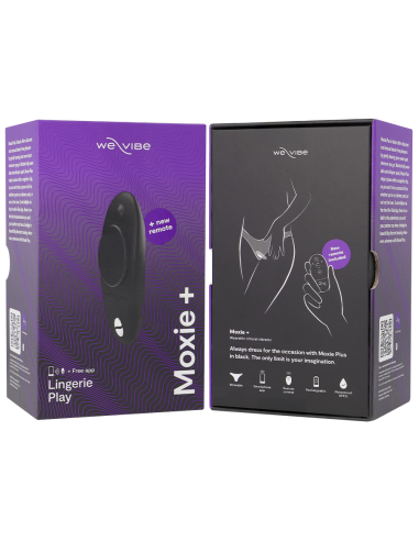 WE VIBE MOXIE BLACK CLITORAL VIBRATOR