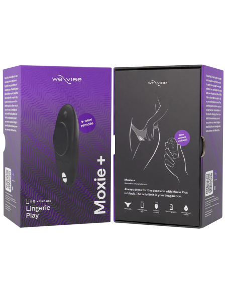 WE VIBE MOXIE BLACK CLITORAL VIBRATOR