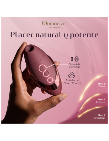 WOMANIZER NEXT LIBERTY 3D PLEASURE AIR CLITORAL STIMULATOR BORDEAUX