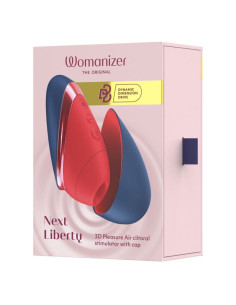 WOMANIZER NEXT LIBERTY 3D PLEASURE AIR CLITORAL STIMULATOR BLUE RED 2