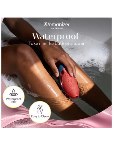 WOMANIZER NEXT LIBERTY 3D PLEASURE AIR CLITORAL STIMULATOR BLUE RED