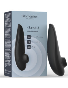 WOMANIZER CLASSIC 2 SUCTION CLITORAL STIMULATOR 10 INTENSITY LEVELS BLACK