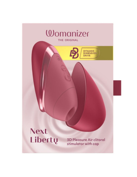 WOMANIZER NEXT SUCTION CLITORAL STIMULATOR 14 INTENSITY LEVELS BORDEAUX