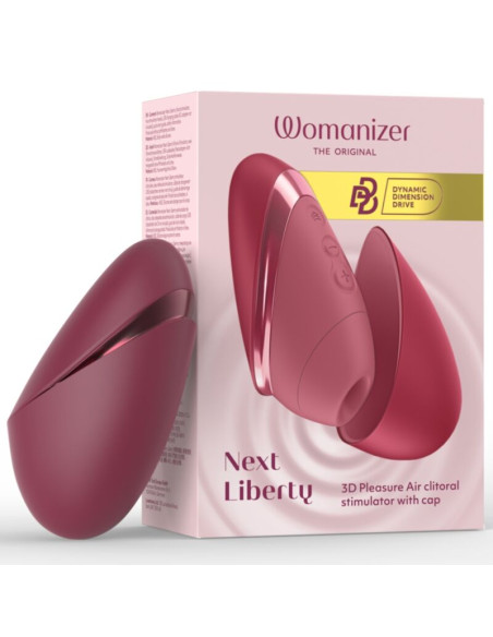 WOMANIZER NEXT SUCTION CLITORAL STIMULATOR 14 INTENSITY LEVELS BORDEAUX