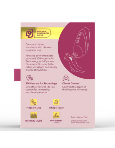 WOMANIZER NEXT SUCTION CLITORAL STIMULATOR 14 INTENSITY LEVELS BORDEAUX