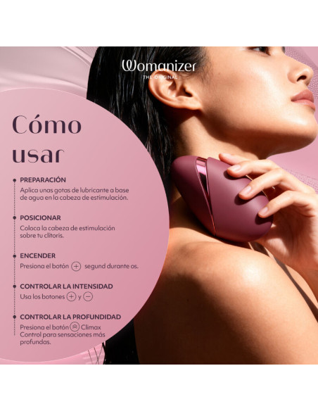 WOMANIZER NEXT SUCTION CLITORAL STIMULATOR 14 INTENSITY LEVELS BORDEAUX