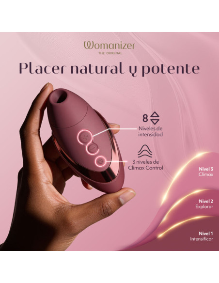 WOMANIZER NEXT SUCTION CLITORAL STIMULATOR 14 INTENSITY LEVELS BORDEAUX