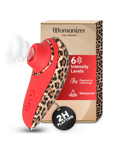 WOMANIZER LIBERTY 2 SUCTION CLITORAL STIMULATOR 8 INTENSITY LEVELS LEOPARD PRINT