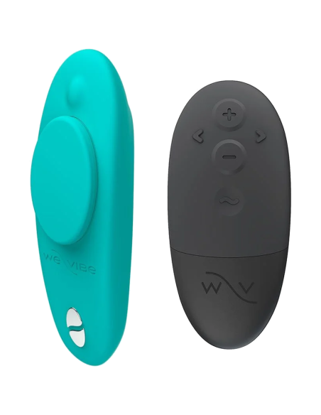 WE VIBE MOXIE MAGNETIC CLIP PANTY VIBRATOR AQUA