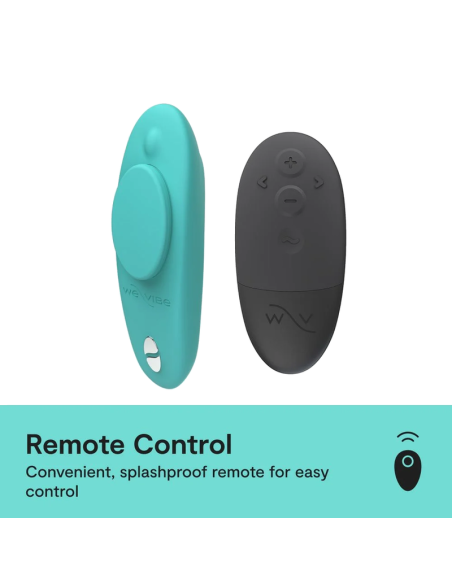 WE VIBE MOXIE MAGNETIC CLIP PANTY VIBRATOR AQUA
