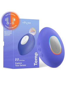 WE VIBE TEMP HEATING AND COOLING VIBRATOR LAVENDER BLUE 2