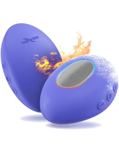 WE VIBE TEMP HEATING AND COOLING VIBRATOR LAVENDER BLUE