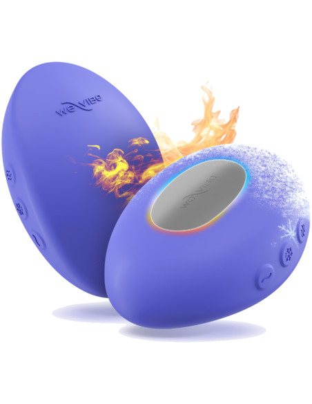 WE VIBE TEMP HEATING AND COOLING VIBRATOR LAVENDER BLUE