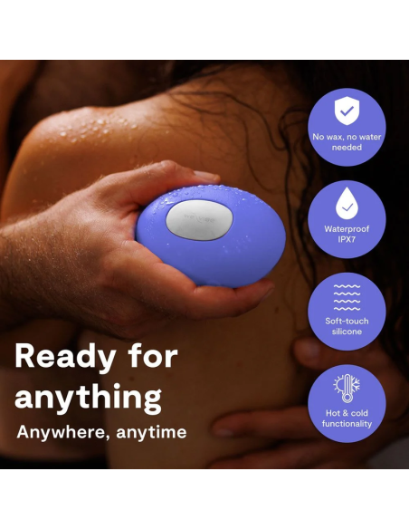 WE VIBE TEMP HEATING AND COOLING VIBRATOR LAVENDER BLUE
