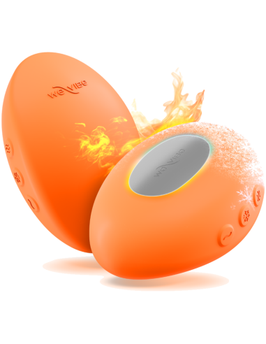WE VIBE TEMP HEATING AND COOLING VIBRATOR TANGERINE